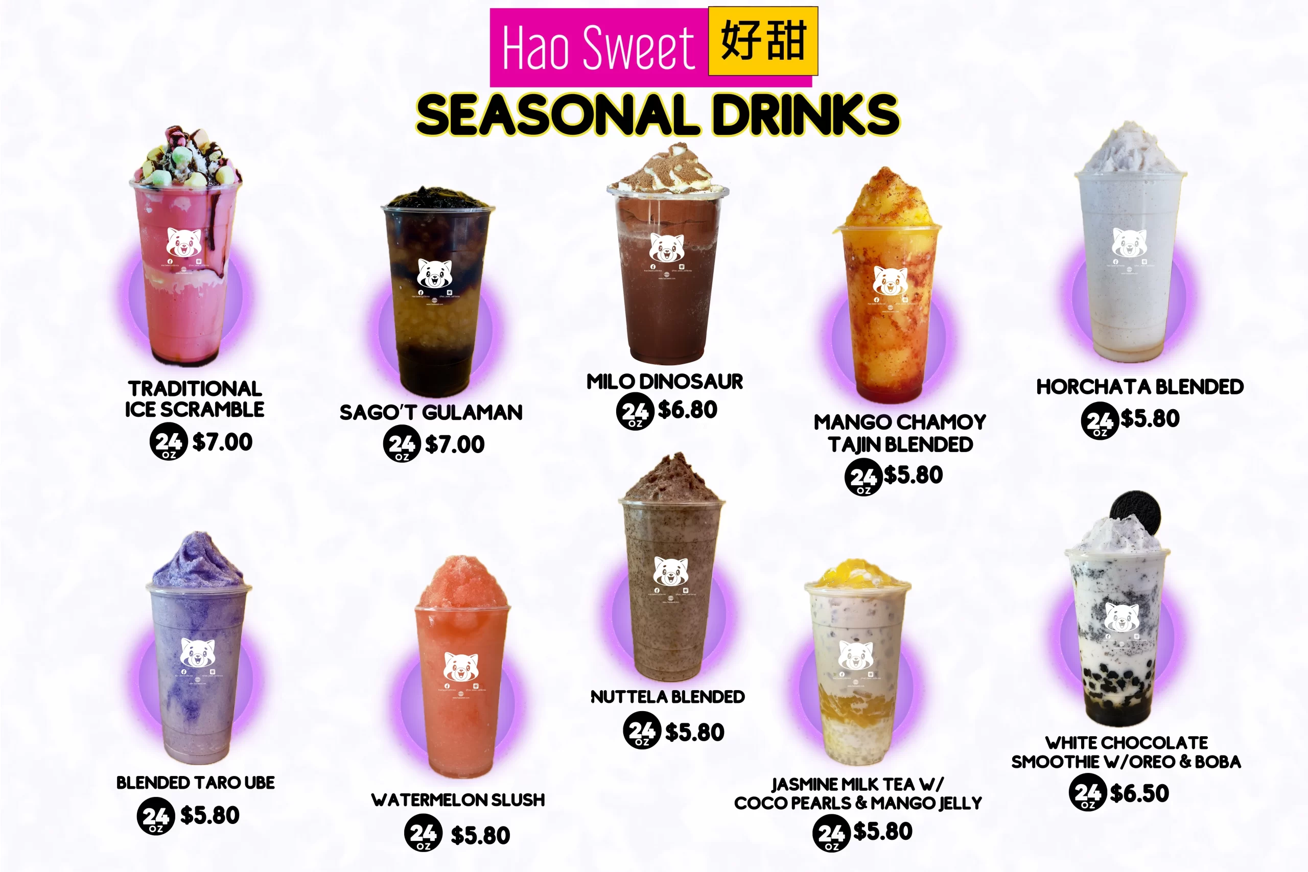 Seasonal Drinks – HaoSweet